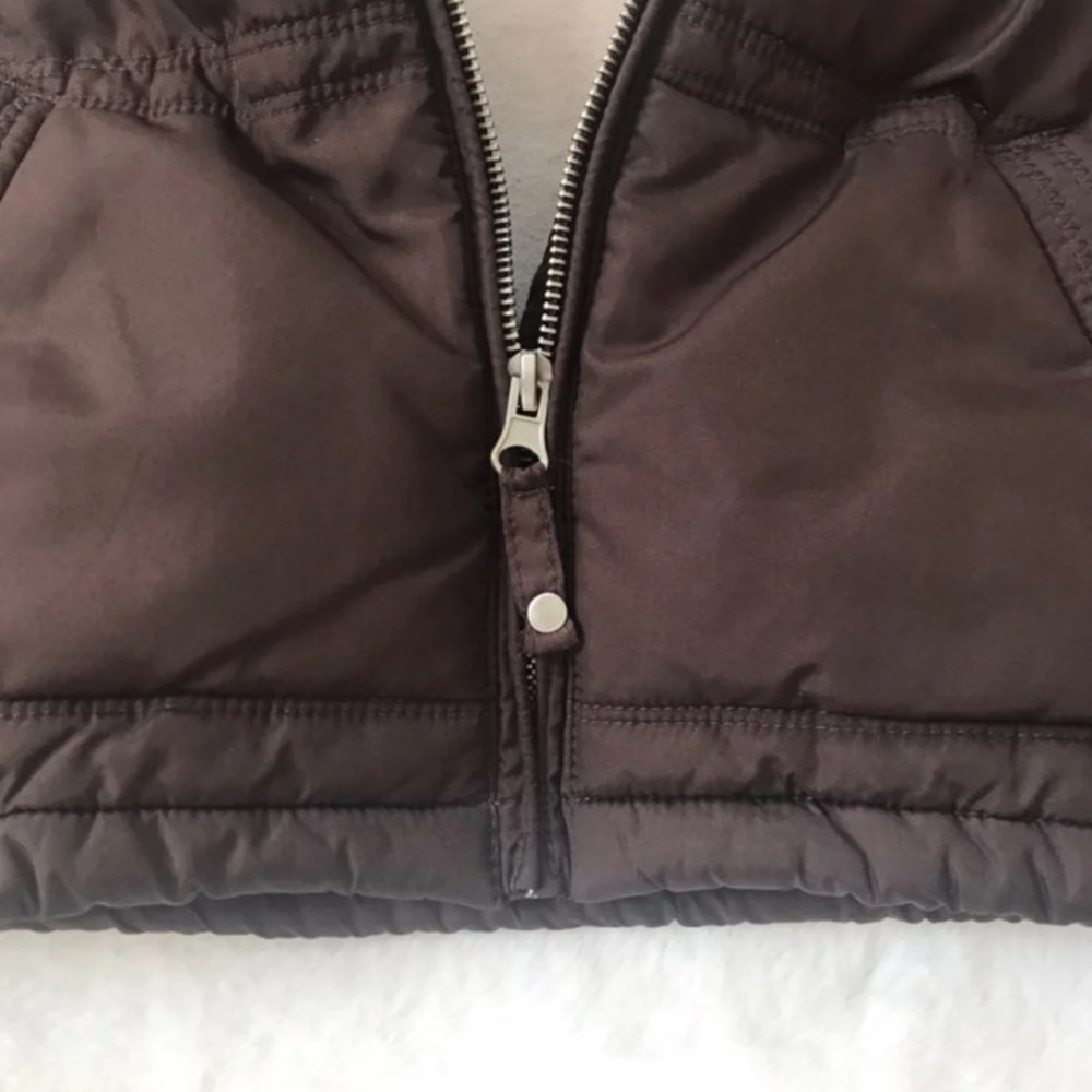 🌻 3/$20 Lined Brown Bubble Vest - Picture 4 of 8